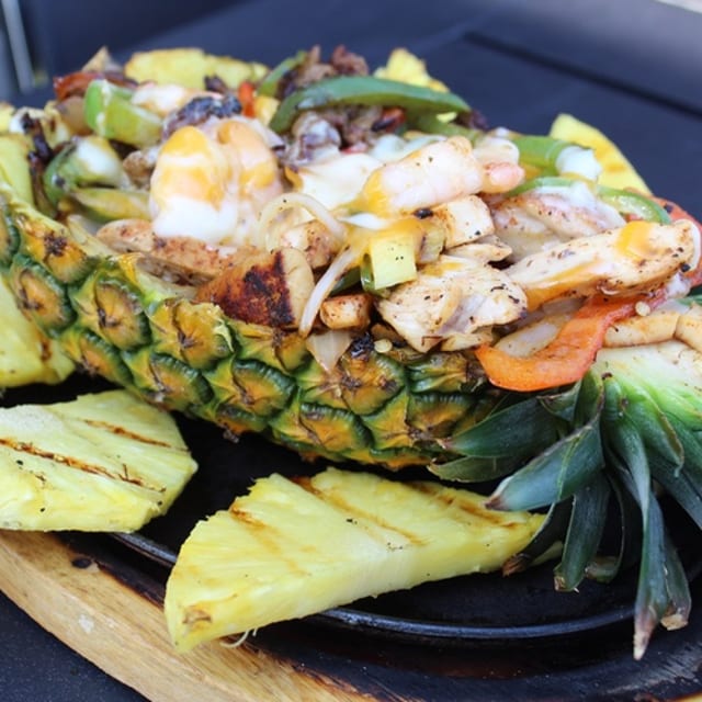 Grilled Pineapple Fajitas.